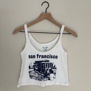 Brandy Melville San Francisco Waffle Tank